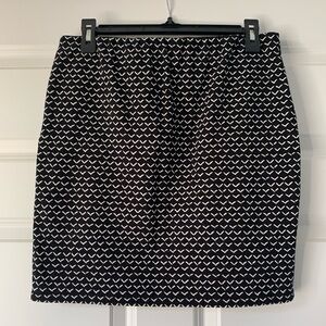 LOFT black and white skirt